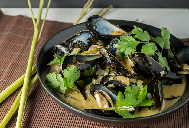 Thai Green Curry Mussels
